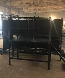 Саморазгружающийся бокс для убоя КРС