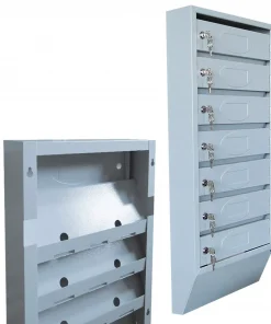 Почтовый ящик 7-секционный узкий для подъездов, ЯПУ-7