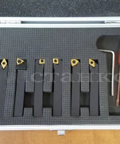 Набор токарных резцов со сменными пластинами, сечением 8 мм