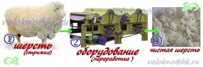 Оборудование для очистки шерсти овечьей, 3-007