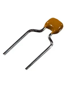 K104K10X7RF5UH5, Radial, X7R 0.1uF +10% 50V 5.08mm