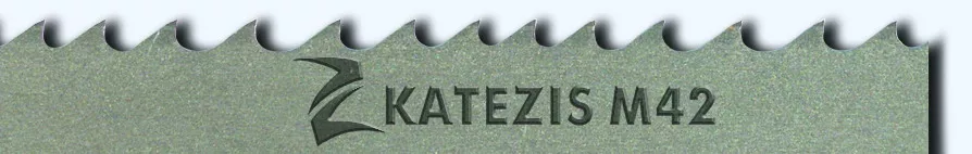 Биметаллическое ленточное полотно для ленточнопильных станков KATEZIS (Швеция), М42 (13, 20, 27, 34, 41, 54)
