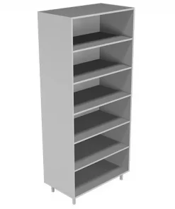 Шкаф для документов, открытый стеллаж без дверей КОРСА, НВ-800 ШД-О (800*460*1820)