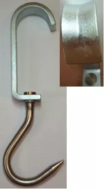 Троллеи (скоба, еврокрюк) для трубчатого подвесного пути