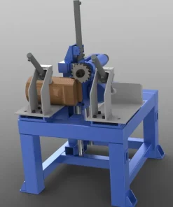 Станок ВФ-32А для фрезерования пазов и лысок на торцах бревен, ВФ-32А