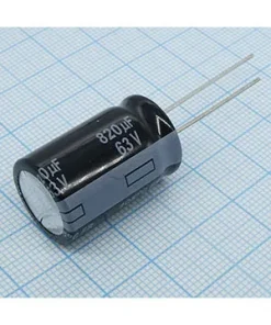 EEUFR1J821, Radial, 63V 820uF /16*25/105 C