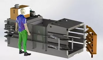 Пресс пакетировочный горизонтальный, Кубер-30Г Стандарт