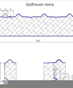 Линия производства сэндвич-панелей
