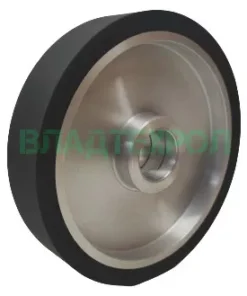 Контактное колесо 250х50х47 мм для ленточного шлифовального станка, CW250х50х47PP D&P ENGINEERING