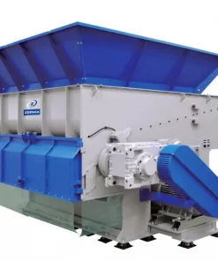 Горизонтальный шредер с толкателем для полимерных или древесных отходов ZERMA, ZHS