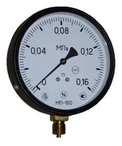 Манометр показывающий, МП100ю 1,6 МПа