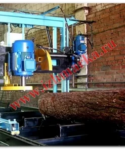 Одно дисковая пилорама углового пиления с поворотным пильным диском, ДПУ-1-550 «ТАЁЖНИК-М»