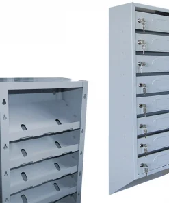 Почтовый ящик 8-секционный металлический, ЯП-8