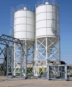Силосные емкости, прирельсовые склады хранения цемента, от 10 до 1000 тонн