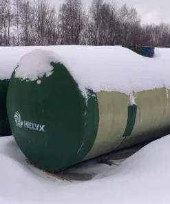 Емкость подземная из стеклопластика с усиленными ребрами жесткости